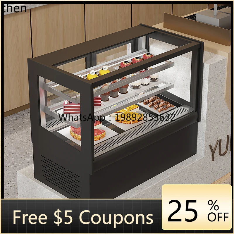 

ZS Display Cabinet Small Bar Milk Tea Fruit Dessert Drink Sushi Commercial Air-cooled Desktop Fresh-keeping Refrigerator