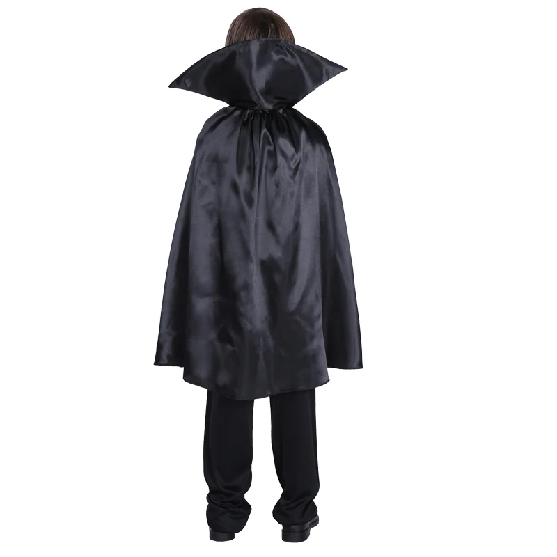 Vampire Count Kids Halloween Costumes with Cloak Scream Scary Spooky Outfits For 5-12 Years Boys Carnival Party Cosplay Clothes