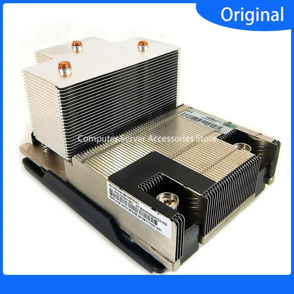 

Оригинальный радиатор 747607-001 777291-001 Высокопроизводительная система охлаждения радиатора процессора для сервера HP DL380 G9 DL388 GEN9 DL380G9