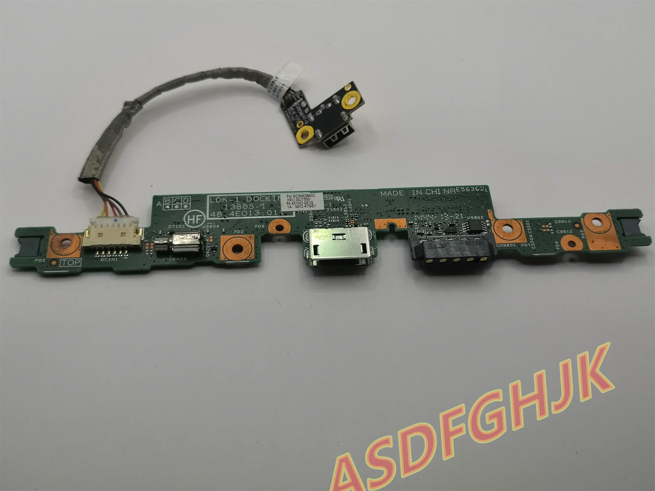 Imagem -03 - Original para para Lenovo Thinkpad 20cg Yoga 20dad i o Placa 00jt550 com Teste de Cabo dc ok