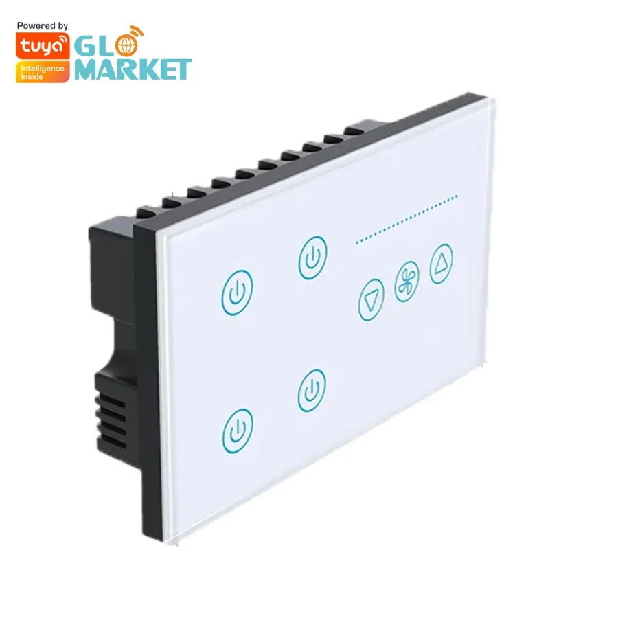 

Smartier Tuya Wifi Wall Touch Switch Glass Panel Electrical Light Control