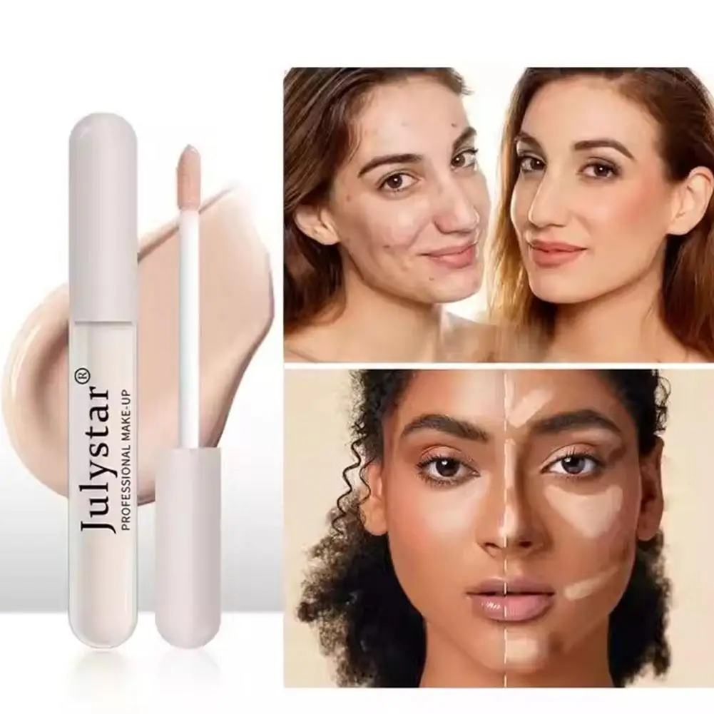 1pc Concealer Hohe Abdeckung Feuchtigkeitsspendende Öl Kontrolle Unsichtbare Kreise Poren Dunkle Kontur Make-Up Gesicht Foundation Sommersprossen T5M9