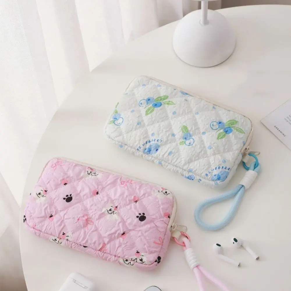 محفظة عملات معدنية لطيفة بطباعة كرتونية ذات سعة كبيرة مع محفظة حقيبة تخزين بحبل قصير