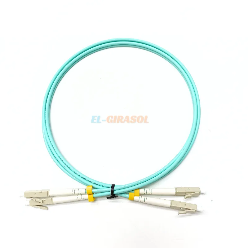 10pcs/lot Fiber Optical Jumper Patch Cord LC UPC-LC UPC Multi-Mode OM3 Fiber Cable 2.0/3.0mm Multimode Duplex LC-UPC 1M/2M/3M/5M