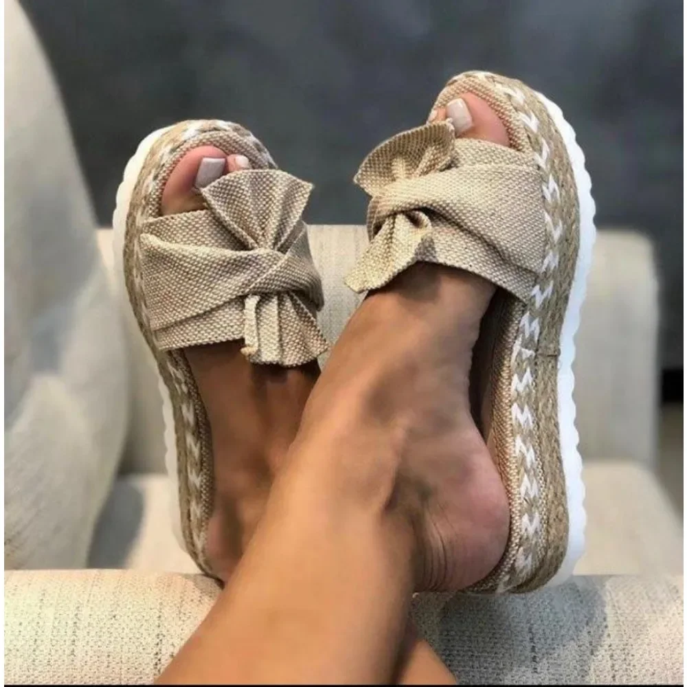 

Summer 2024 New Women Heels Sandals With Wedges Shoes Woman Platform Sandals Fashion Slippers Sandalias Mujer Elegant Shoes