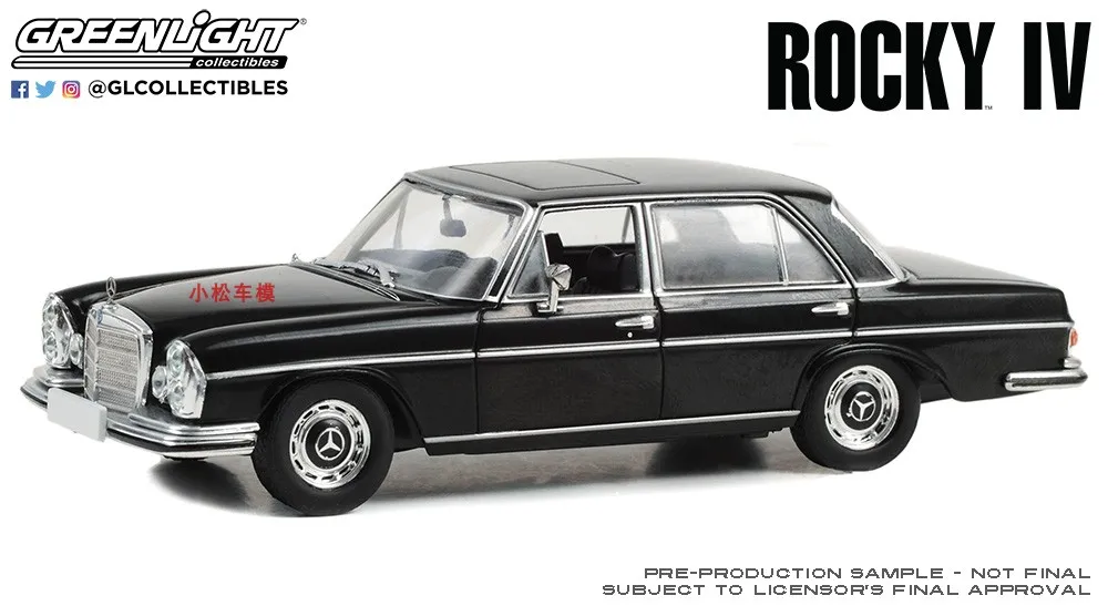 1:43 Rocky IV (1985) - 1972 Mercedes Benz 280 SEL 4.5 Collection of car models