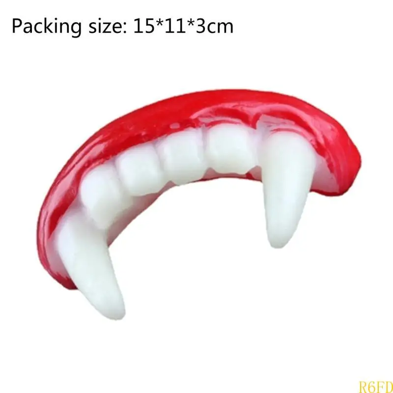 R6FD Gag Gift voor kinderen en volwassenen Halloween voor vampiertanden Kinderen feest voorstander speelgoed voor creatieve