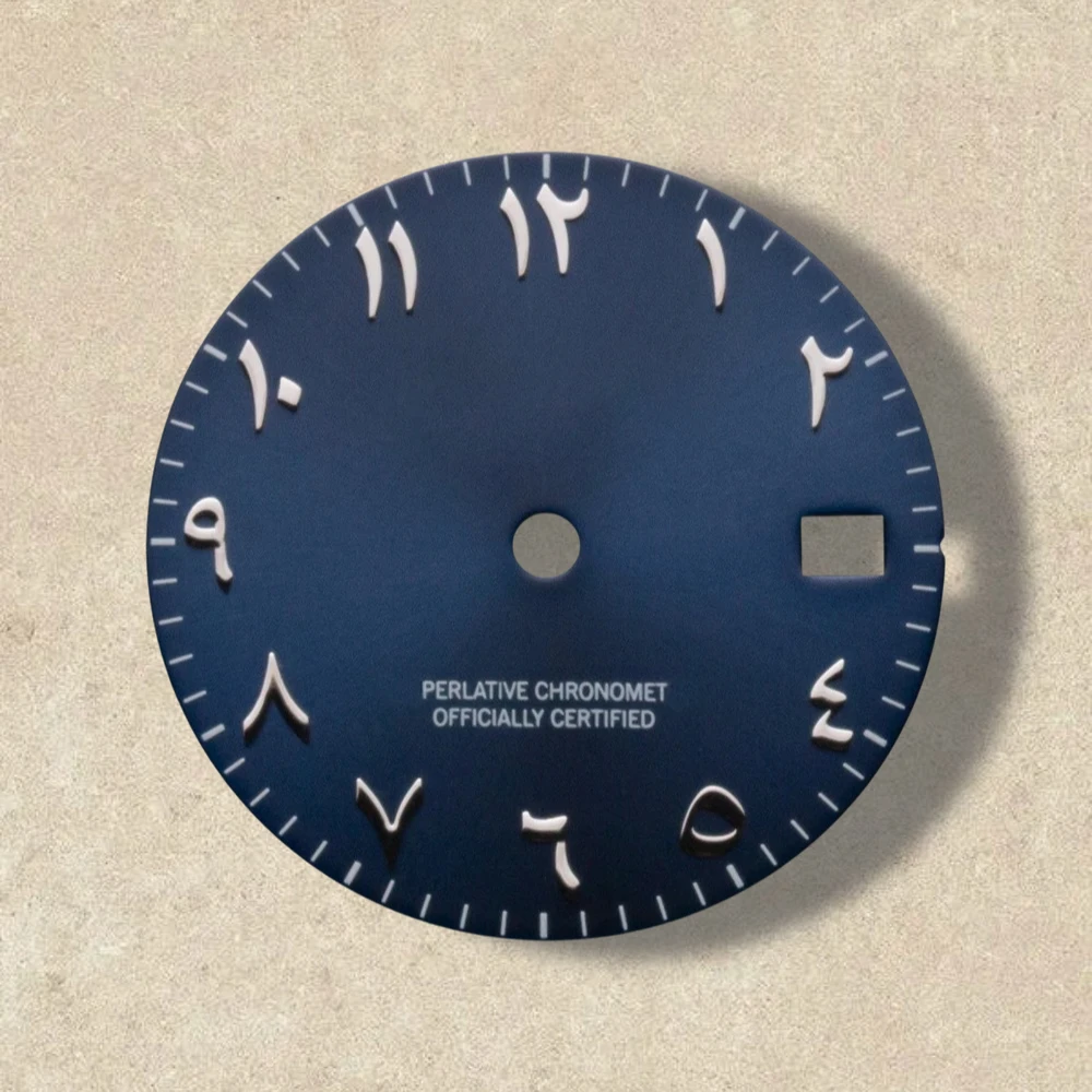 28.5mm S Logo Arab Sunray Dial Fit NH35/NH36 Japanese Automatic Movement High-Quality Dial Watch Modification Accessories