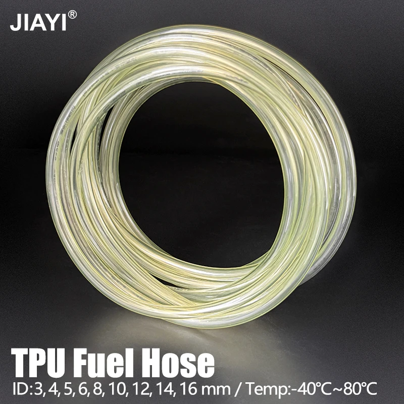 

Высококачественный топливный газовый шланг из ТПУ, маслостойкий, высокотемпературный, гибкий для мотоцикла, автомобильного вентилятора, ODx5/4x6/8x12/10X14/12X16/16X21 мм