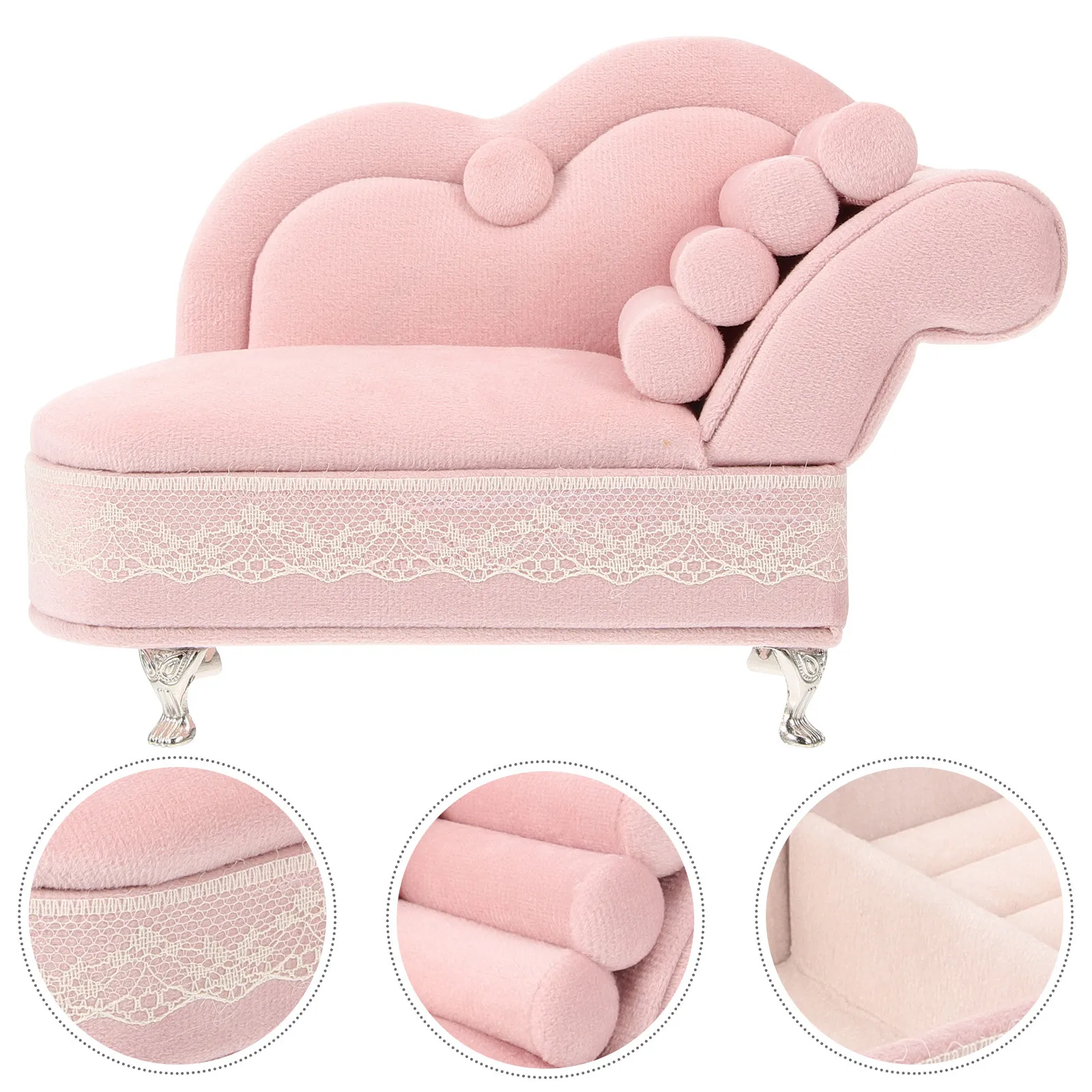 Sofa Furniture Miniature Micro Landscape DIY Gift Choice Special Days Birthday Christmas New Year Decorative Jewelry Storage