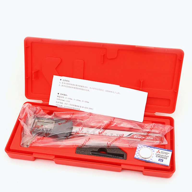 IP67 مقاوم للماء والزيت/الغبار فرجار رنيه رقمي من الفولاذ المقاوم للصدأ نطاق إلكتروني دقيق 0.01 مم