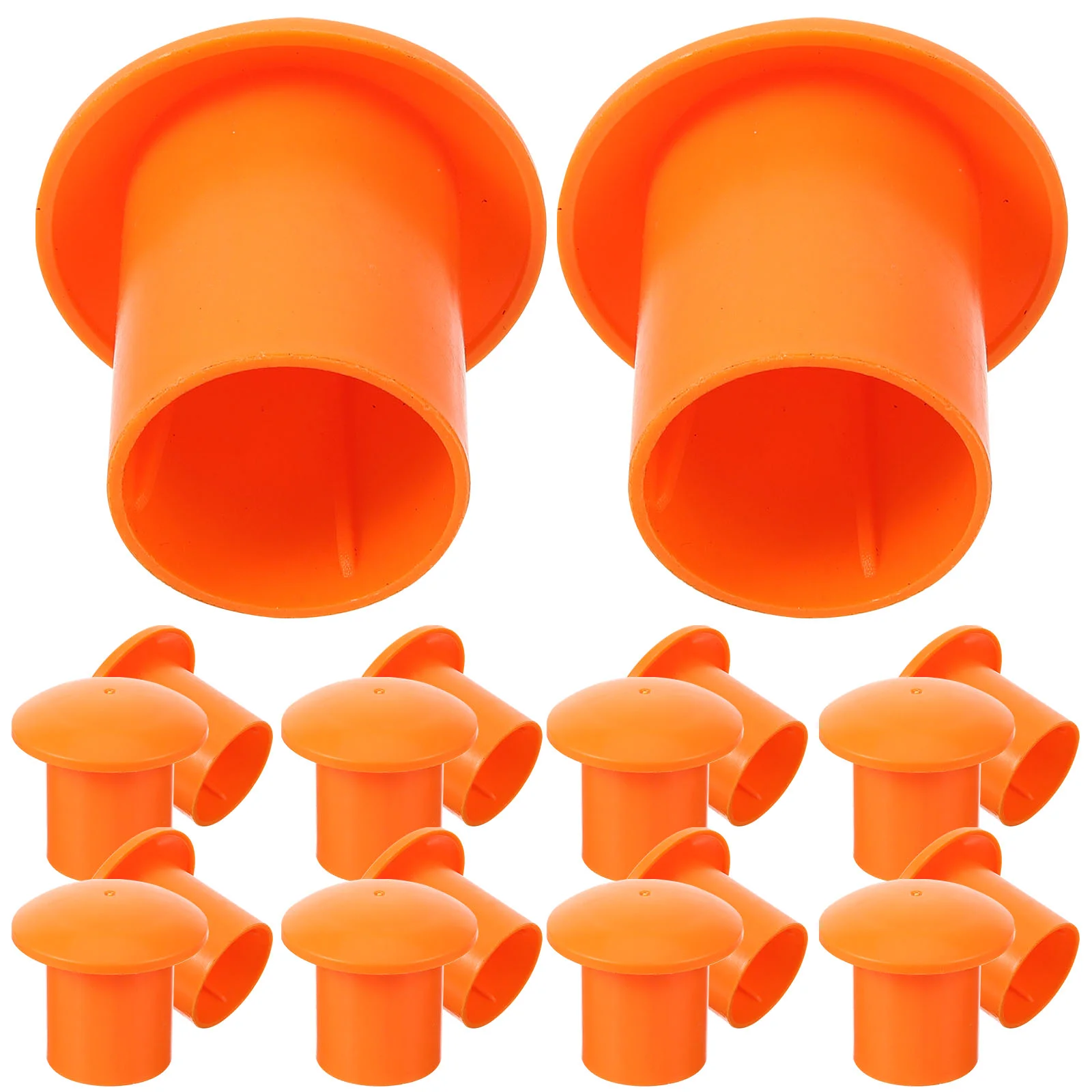 40 Pcs Steel Bar Protective Cap Plastic Rebar End Caps Protection Protector For Construction Industry Sleeve