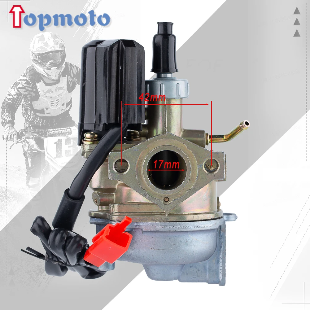 17mm Carburetor For Honda DIO50 TACT 50 Stroke 50cc Dio 50 AF24 2-Storke Engine Dirt Bike Racing ATV Motorcycle Carb Zinc alloy