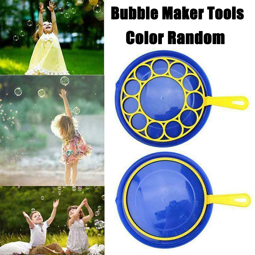 Colorful 3Pcs/Set Giant Games Outdoor Fun Toys Bubble Blow Maker Bubble Blower Magic Big Bubble Bubble Wand Tool