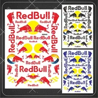 Reflective Red Bull Stickers Logo Decals for Ktm Honda Suzuki Kawasaki Yamaha