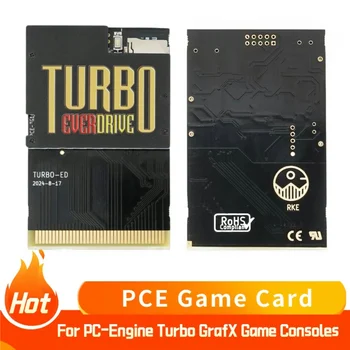 PCE 게임 카드 플래시 드라이브 메모리 카드 저장소, PC 엔진 터보 GrafX 게임 콘솔용 NTSC / Pal 게임 파일