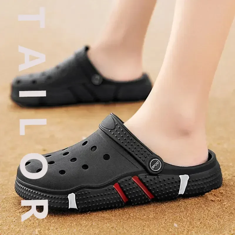 

Летние мужские и женские тапочки, уличная садовая обувь, сабо, быстросохнущие пляжные тапочки, массажные шлепанцы, домашние шлепанцы, лоферы