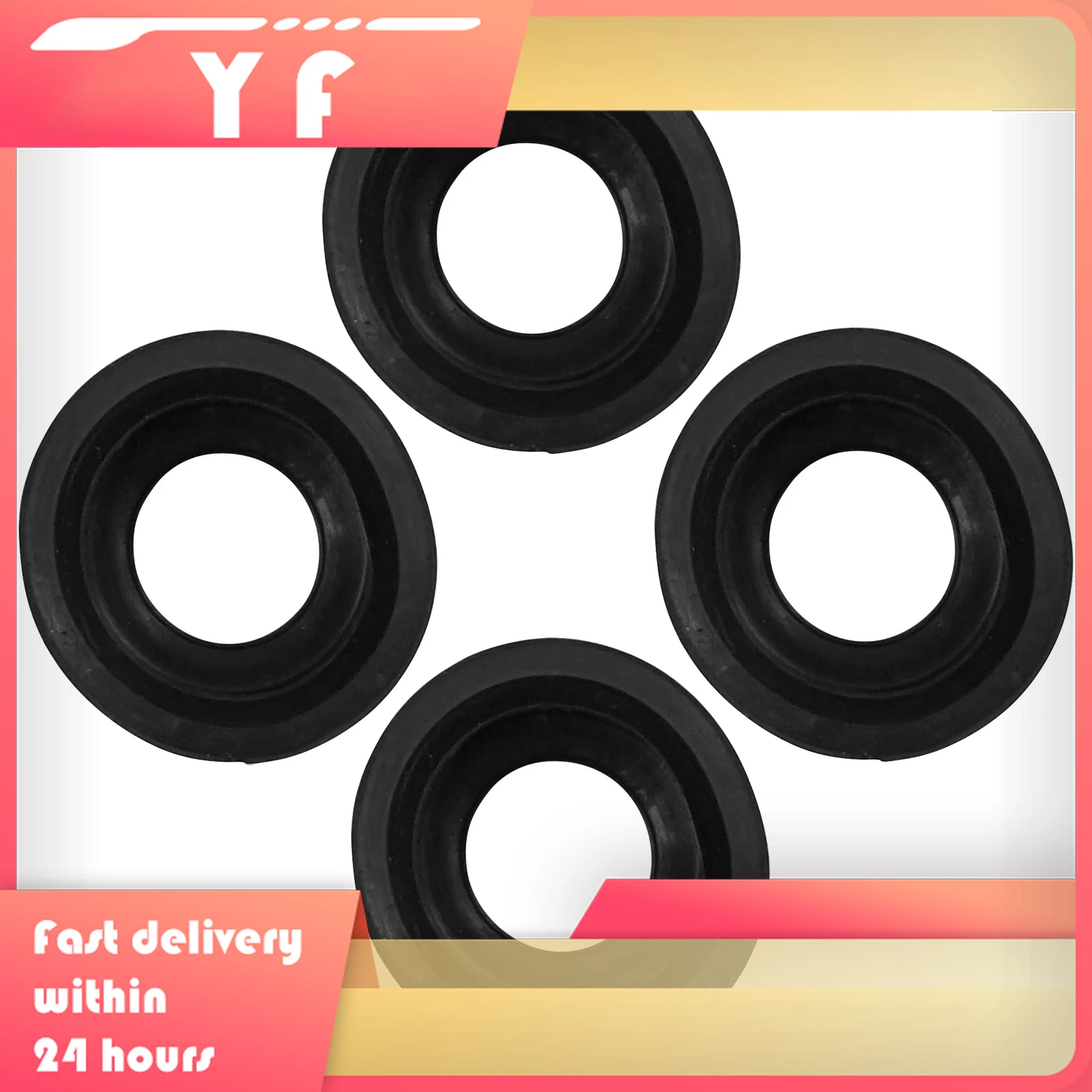 4pcs Stem Seal For Engines 24 032 05-S 25 032 14-S 66 032 05 66 032 05-S  Designed To Replace OEM Replacement Parts