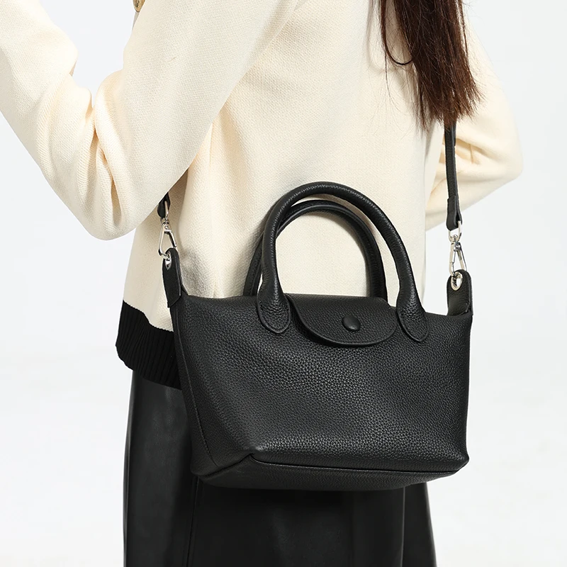 السيدات ريترو جلد البقر الحقيقي حقائب كروسبودي المرأة لينة الطبيعية جلد البقر حقيبة كتف أنثى موضة فاخرة مصمم حقائب اليد