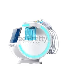 Trending products New Style 7 in 1 Face Watering Machine Dermabrasion Beauty Oxygen Facial Machine Portable oxygen jet For Salon