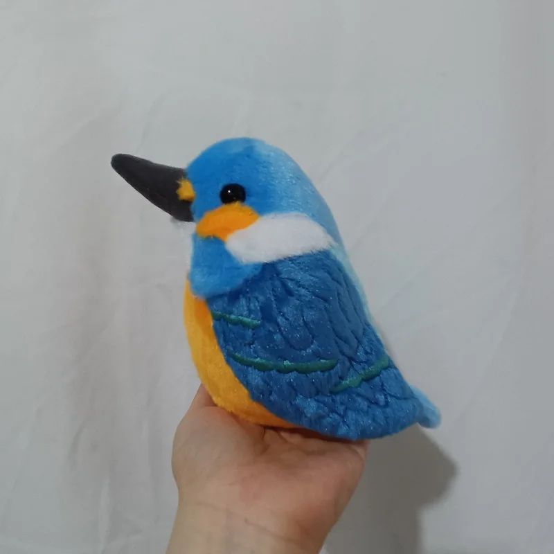 

Lifelike Blue Bird Alcedo Kingfisher Animal Lovely Soft Stuffed Small Doll Cute Plush Toy Boy Girl Birthday Christmas Gift