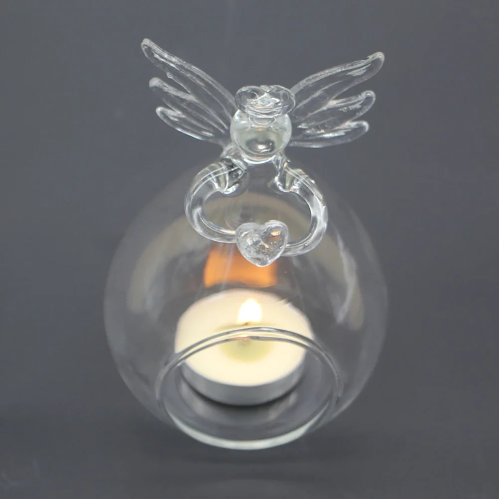 

Premium Glass Candleholder Add Elegance to Any Event and Home Decorations Angle Holder Glass Holder