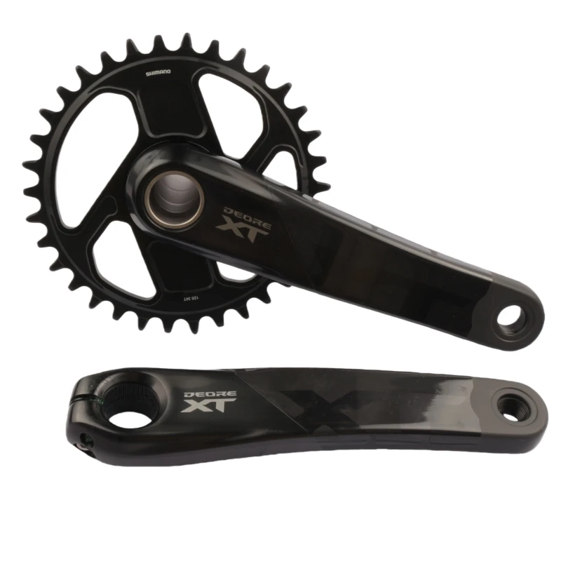 Shimano DEORE XT FC-M8200 Kurbelgarnitur 12 Geschwindigkeit 34 Zähne/36 Zähne Kettenblatt 165mm/170mm/175mm Kurbel Für Mountainbike Radfahren Teil Original – Detail 9