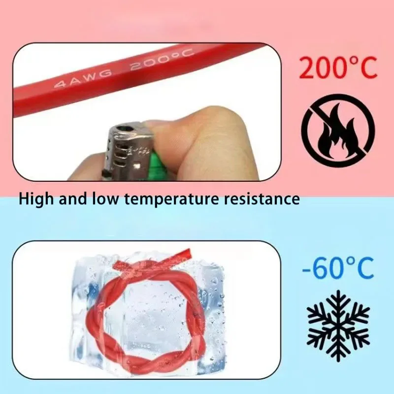 Soft and Flexible Silicone Insulated Wire 14awg 16awg 17 18awg High Temperature Resistant Tinned Copper Spools For RC,Automotive