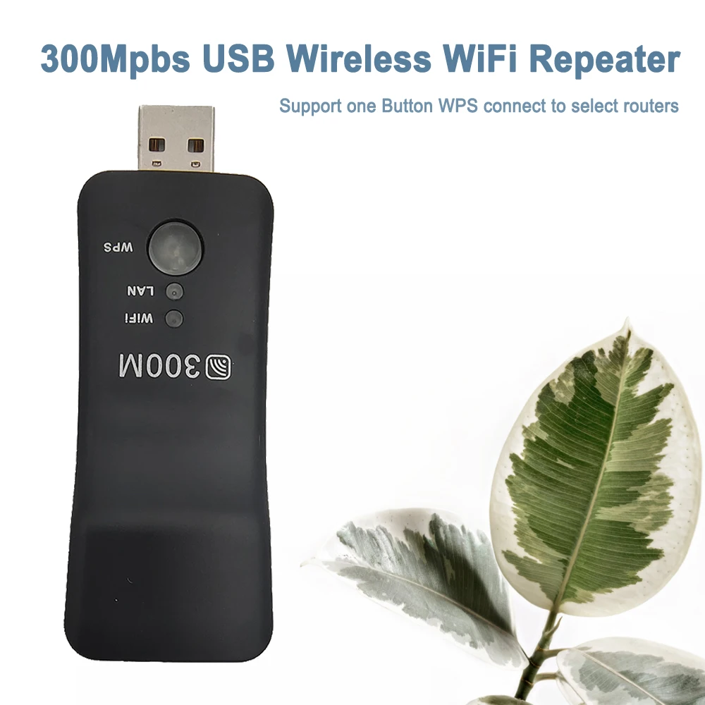 Universal USB TV WiFi Dongle Adapter 300Mbps Wireless Network Card RJ45 Wifi Repeater For WPS Samsung LG Sony Smart TV