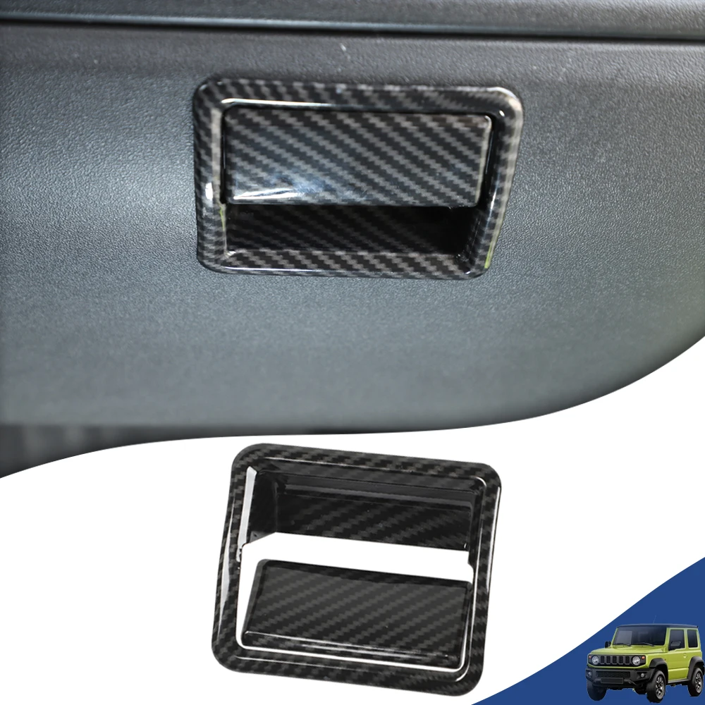 

Car Co-pilot Storage Box Handle Decoration Cover Stickers for Suzuki Jimny JB64 JB74 2019-2024 Interior Mouldings Accessories