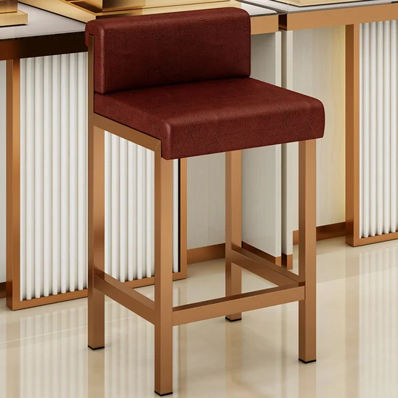 

Wooden Modern High Bar Chair Counter Stool Interior Bar Chair Counter Stool Reception Desk Barkrukken Cafe Furniture