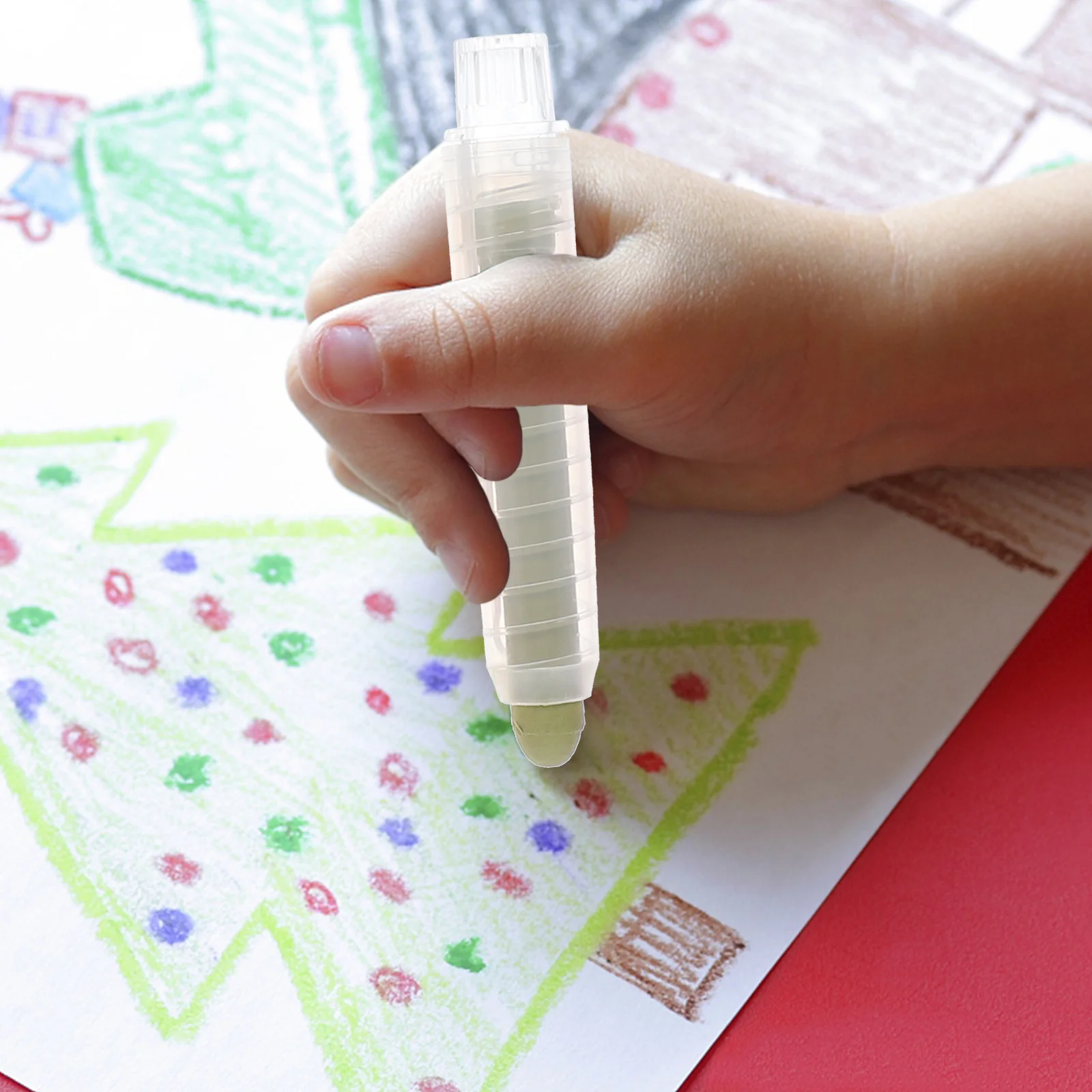 

12Pcs Colorful Painting Pens 12 Colors Dust-Free Chalk Pens for Kids Adults Smooth Drawing Writing Art Sketching Portable