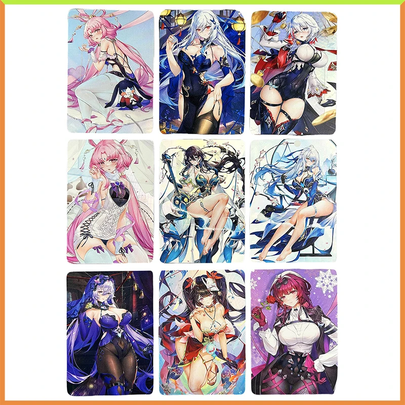 

Anime Goddess Story DIY ACG Tabletop Games Card Fu Xuan Herta Bronya Seele Kafka Toys for boys Collectible Card Birthday Present