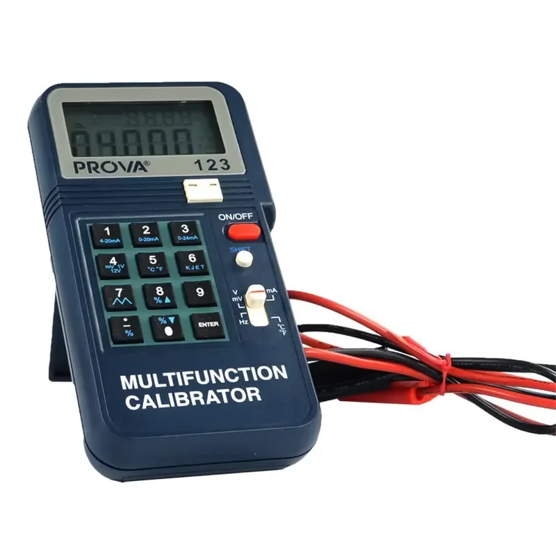 for PROVA100 4 to 20mA Loop Calibrator Process Meter 0 to 24V Output 1uA Resolution Auto Ramp 0 to 24mA Selectable