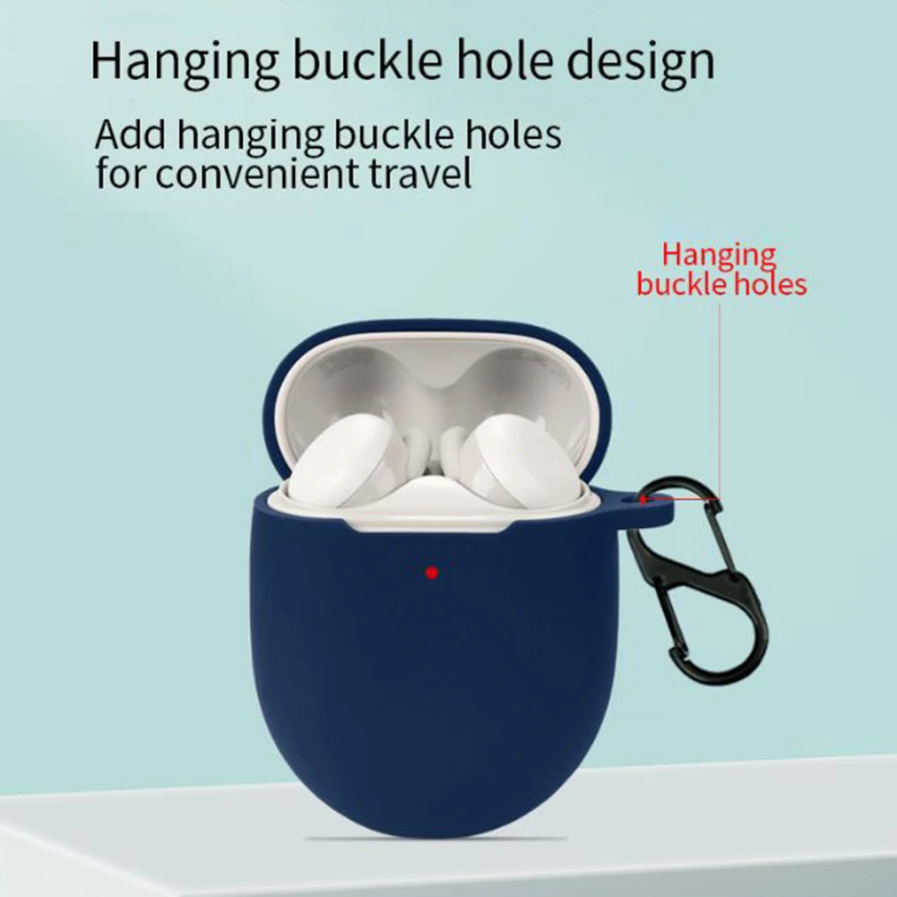 Мягкие силиконовые чехлы для наушников с крючком, моющийся защитный чехол, противоударный, пылезащитный, замена для Google Pixel Buds A-Series