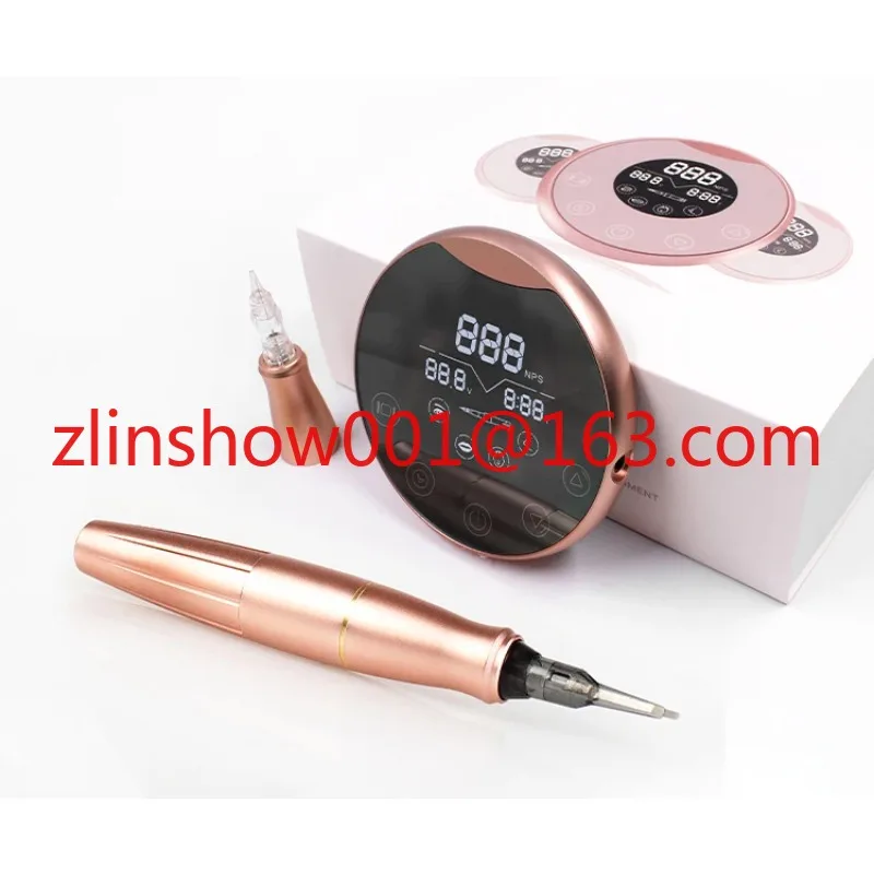 Biomaser P90 Eyebrow Permanent Makeup Tattoo Machine Pen Set Universal Cartridge Needle Dermografo Microblading Machine