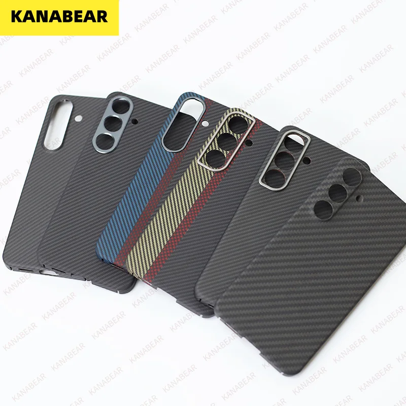 KANABEAR Carbon fiber case for Samsung Galaxy S24Plus  Anti-fall Aramid Fiber case Slimv Design S24 cover