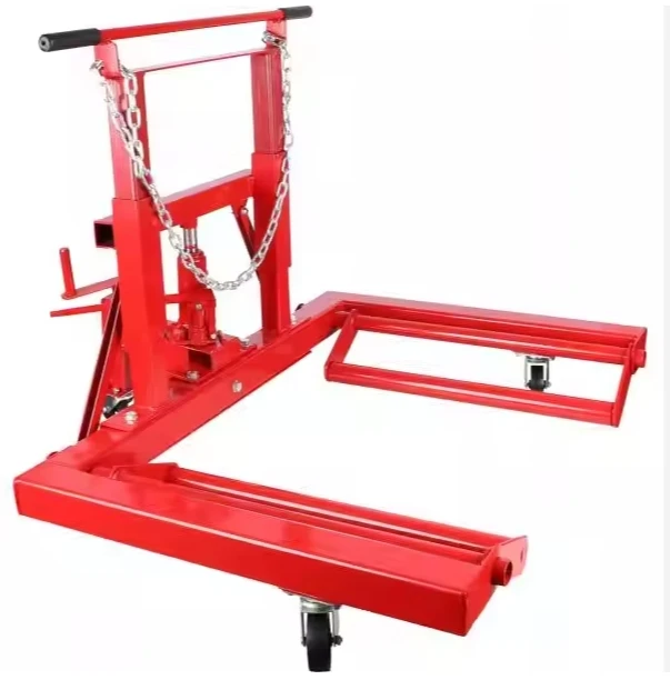 

1500Lbs Dual Wheel Dolly Hydraulic Wheel Lifter Tire Transport Jack