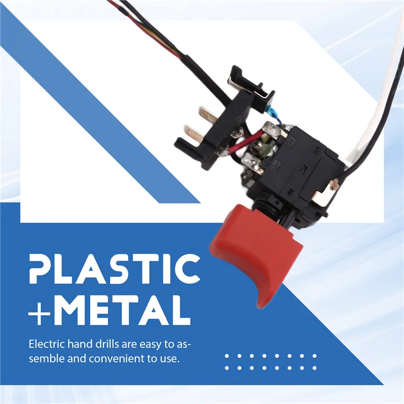 Interruptor de gatilho de furadeira sem fio 10.8V para METABO BS10.8V Ferramenta elétrica Acessórios-AA25