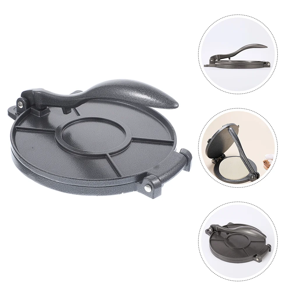 

Dough Press DIY Tortilla Heavy Duty Pasta Sturdy Kitchen Tool for Home Aluminum Machine Maker Pressing Flour Non-stick