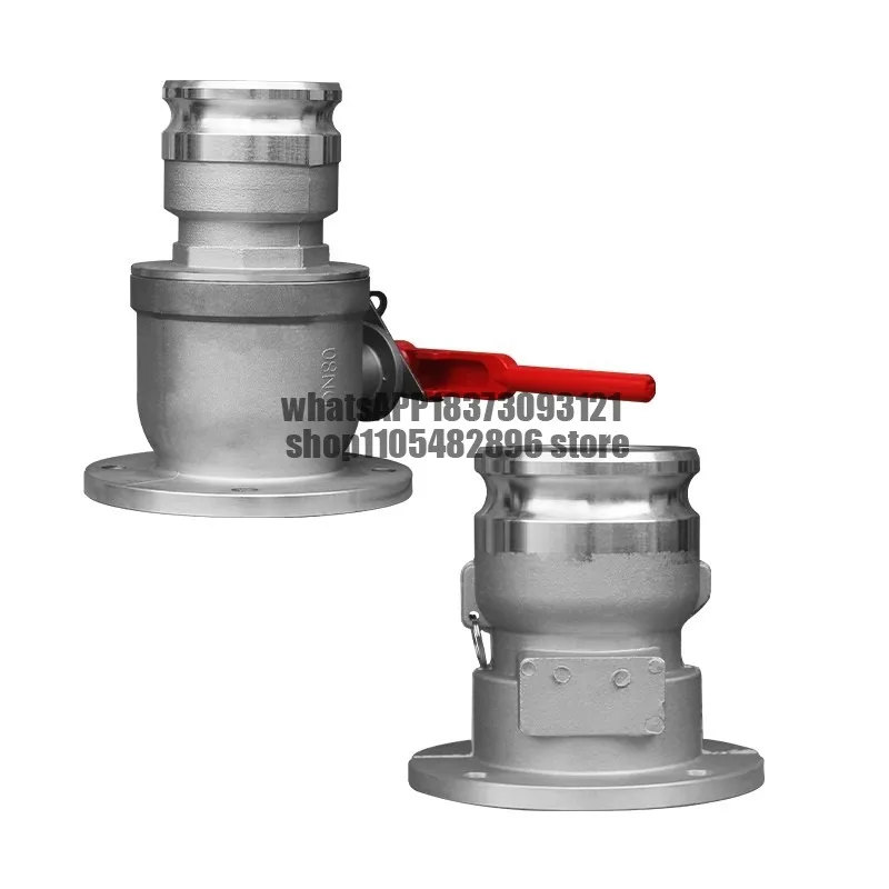 Flanged Ball Valve Aluminum Alloy Tanker Car, Oil and Gas Recovery Automatic Quick Coupling YouTube Accessories