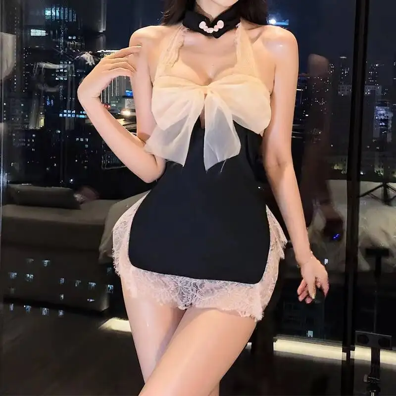 Spitzenmädchen Uniform Kleid Sexy Heiß Sinnliche Unterwäsche Erwachsene 18+ Porno Unterwäsche Nachthemd Frauen Für Sexuelle Aktivität Sexanzug