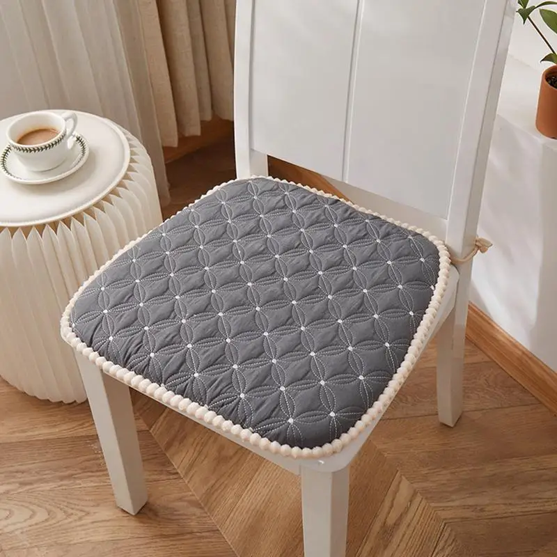 Dining Chair Cushions Chair Pad Dining Work Chairs Cushion Seat Rebound Pad Non-slip Ergonomics Work Seat Cover for Indoor