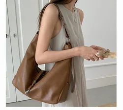 Brand Large Casual Hobos Women Handbag PU Leather Women's Shoulder Bag Tassel Female Big Tote Bags For Ladies Armpit bag