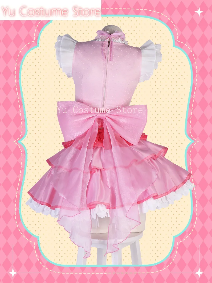 YuCostumeShugo Chara Hinamori Amu Lovely Lolita Cosplay Costume Cos Game Anime Party Uniform Hallowen Play Role Clothes Clothing