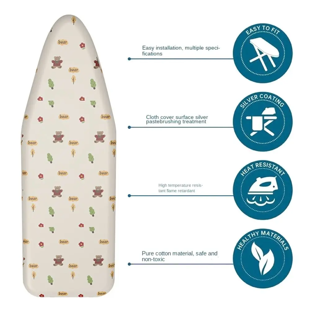 New Durable Ironing Board Cloth Universal Heavy Heat Resistant Ironing Board Cover Pad Thickened Resistant Scorch Printed Padded