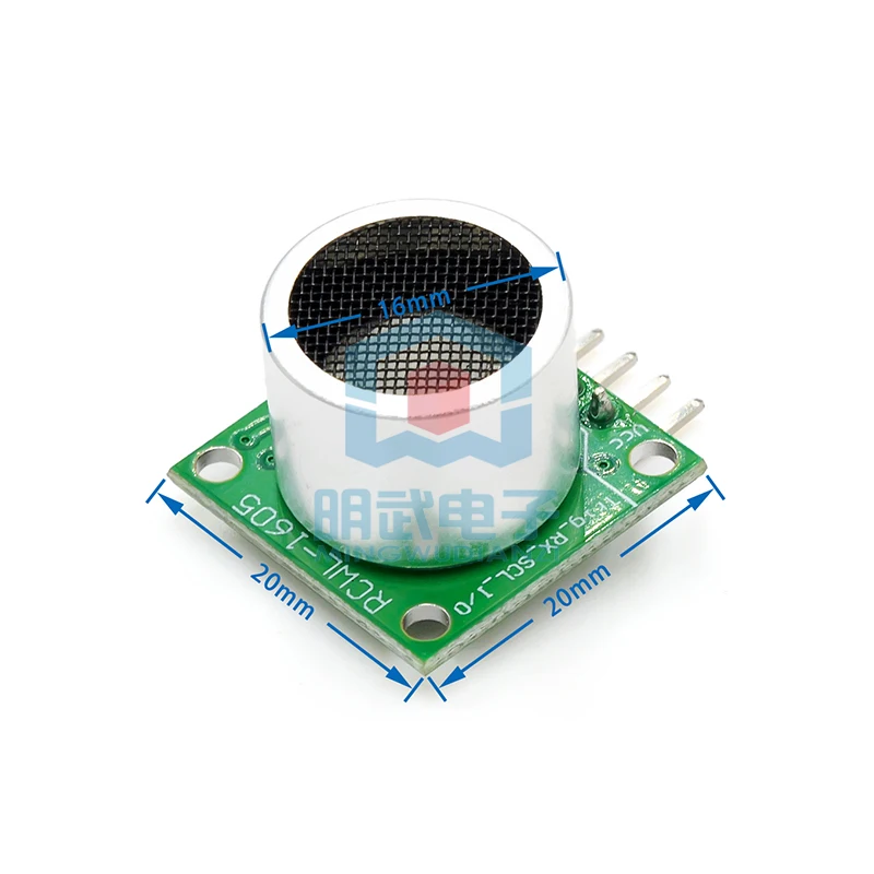 

RCWL-1605 Transceiver Integrated Open Ultrasonic Ranging Module GPIO Serial Port IIC Single Bus