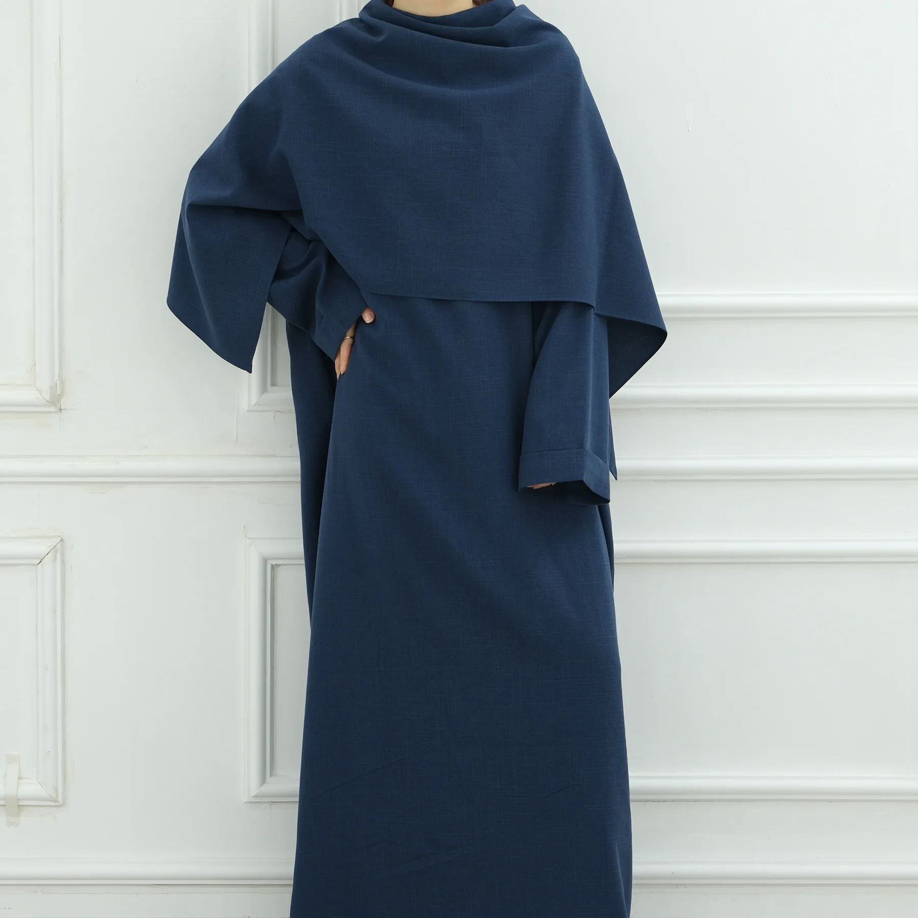 

Eid Abayas for Women Muslim Hijab Dress Dubai Scarf Abaya Robe Turkey Kaftan Caftan Marocain Femme Robe Islam Jalabiya Vestidos