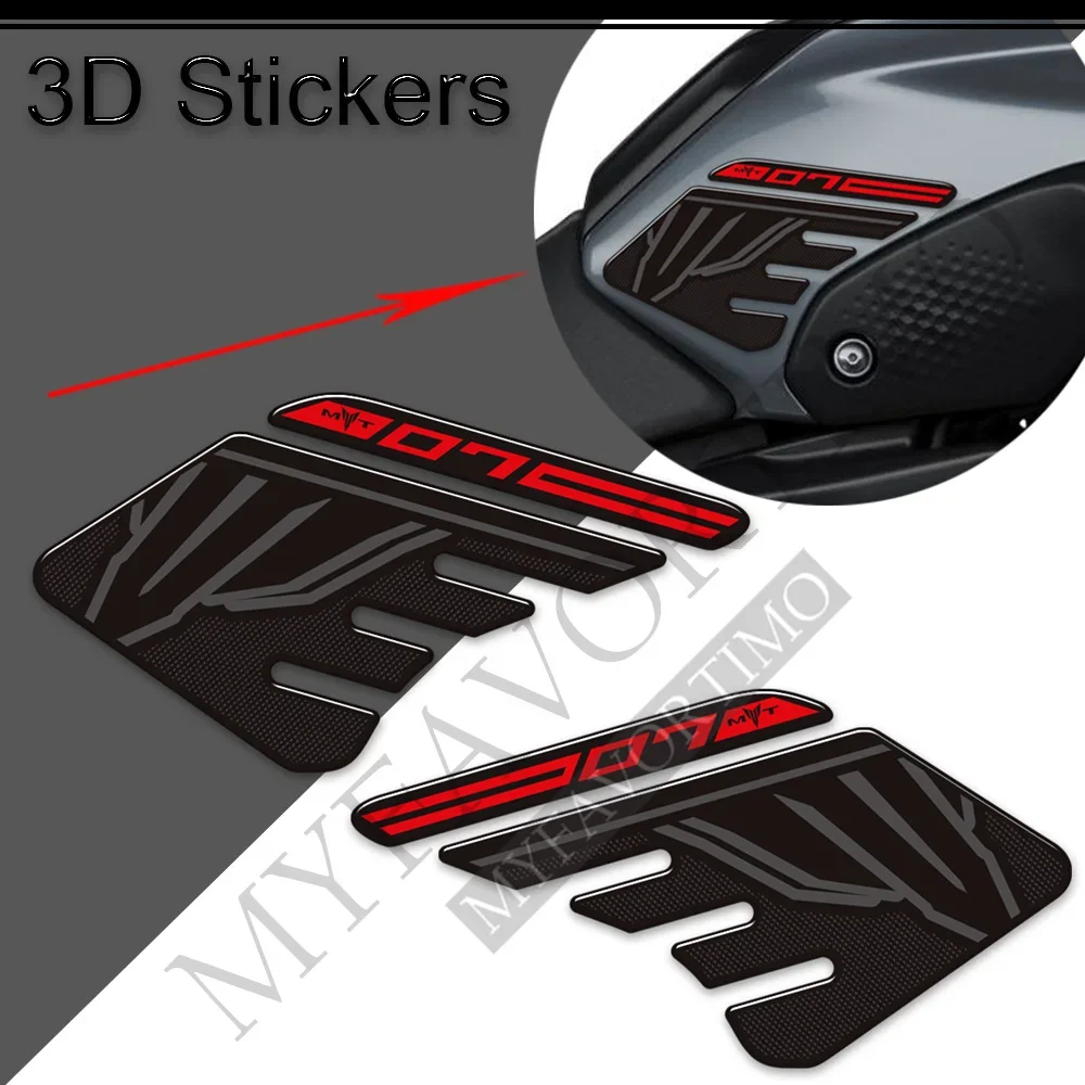 

Motorcycle Stickers Decals Tank Pad For Yamaha MT07 MT 07 SP MT-07 2021 2022 Kit Knee Wind Deflector Windscreen Protector