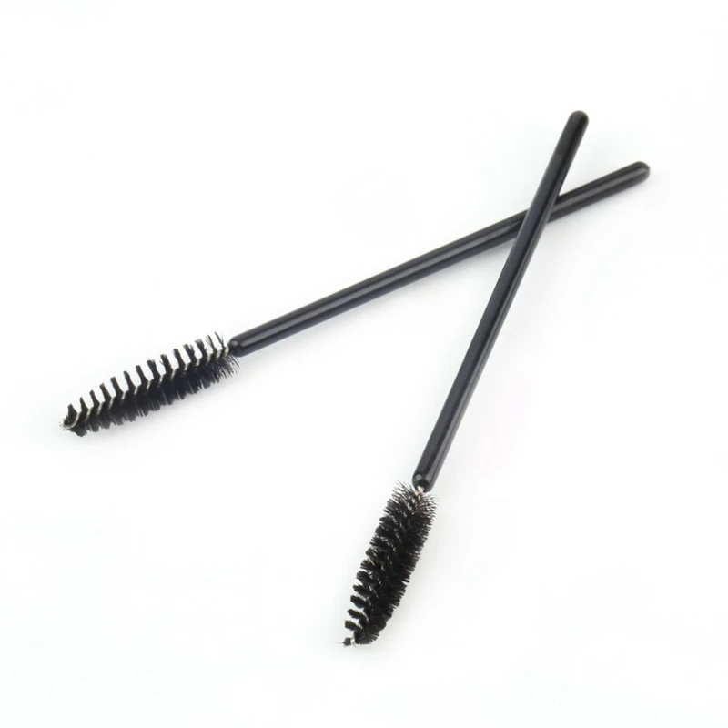 Pinceau de maquillage en fibre synthétique, brosse à cils de poulet, applicateur de mascara, anciers, outils de maquillage, nouveau, 500 pièces